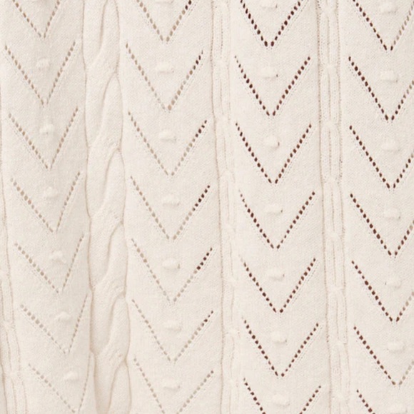 NWT Spell Lou Lou Knit Midi Skirt in Snow size small - Picture 3 of 11